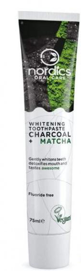 tandkräm Charcoal Matcha Whitening 75 ml vit