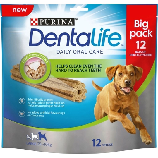 Tuggpinne Purina DentaLife Large, 12-pack