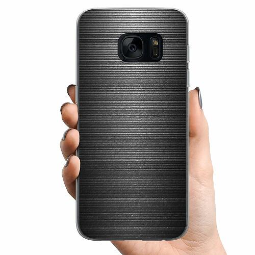 Samsung Galaxy S7 TPU Mobilskal Brushed Metal