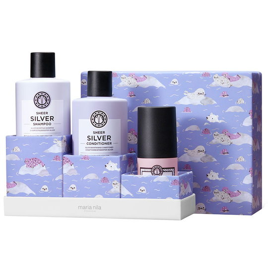 Gift Box Aw 21 Sheer Silver, Maria Nila Paket