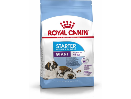 Royal Canin Giant Starter Mother & Babydog, Universal, 15 kg, Jätte (> 45kg), Dräktiga tikar eller tikar med valpar, Vitamin A, Vitamin B1, Vitamin B