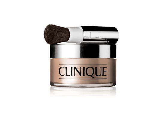 Clinique Blended Powder and Brush, Universal, Transparency, Burk, Självtorkning, Utjämnande, Löst puder, Borsta