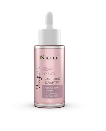 NACOMI Vegan Glow Serum 40ml exfolierande ljusn serum