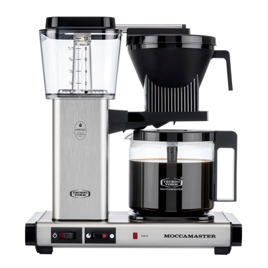 Moccamaster Bryggare Automatic S Brushed Silver