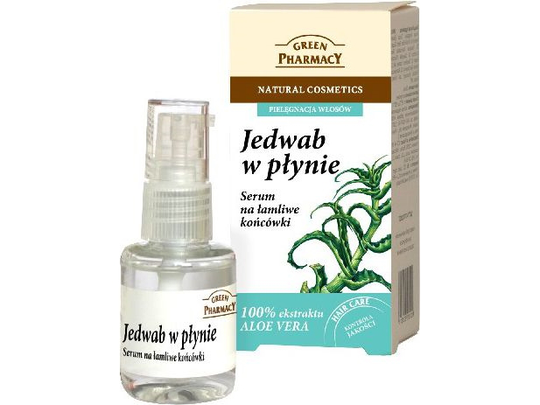 Green Pharmacy Liquid silk Serum for brittle ends 30 ml