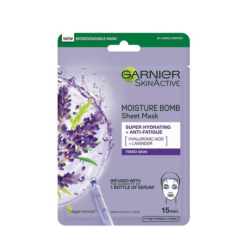 SkinActive MoistureBomb Lavender Tissue Mask