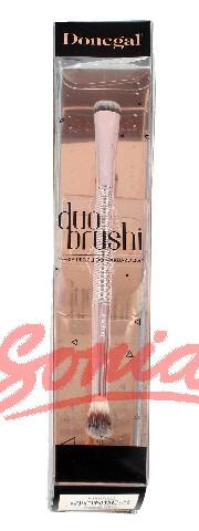 DONEGAL DUO BRUSHI brush for applying shadow 2in1 (4206) 1 piece