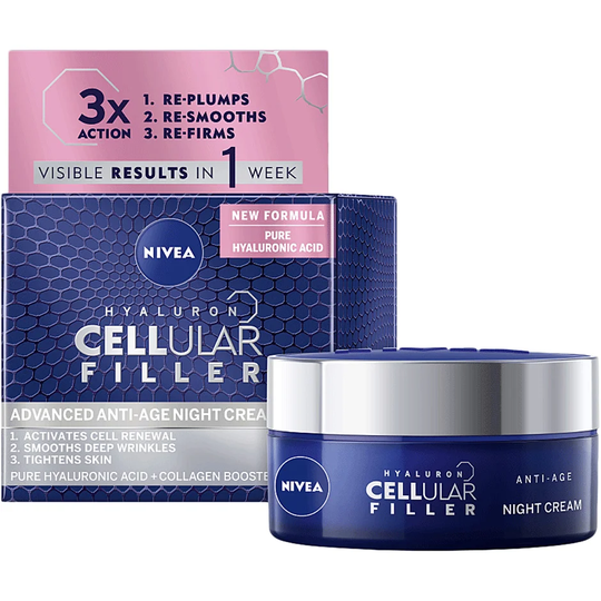 Hyaluron Cellular Filler + Firming Night Cream, 50 ml Nivea Nattkräm