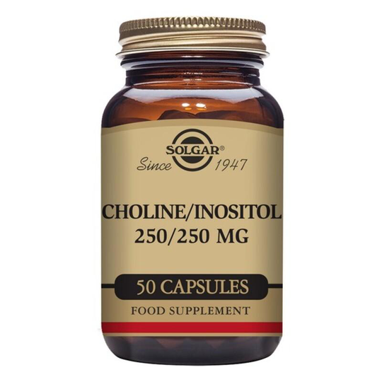Kolin- Inositol Solgar 250/250 mg (50 Kapslar)