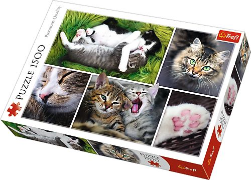 Trefl Puzzle 1500el - Cat matters collage (26145)