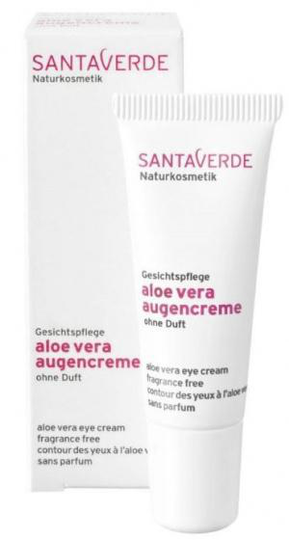 ögonkräm Aloe Vera parfumvrij dames 10 ml vit