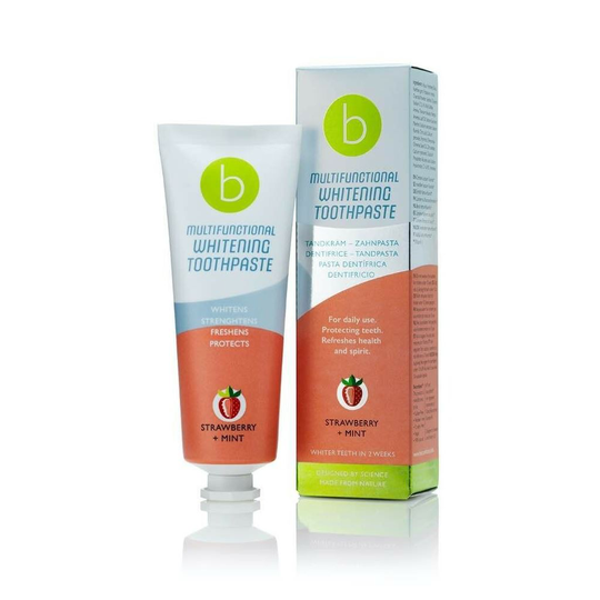 Beconfident Multifunctional Whitening Tandkräm Jordgubb + Mint 75 ml