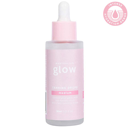 Self-Tan Drops with Kakadu Plum, 30 ml Australian Glow Brun Utan Sol