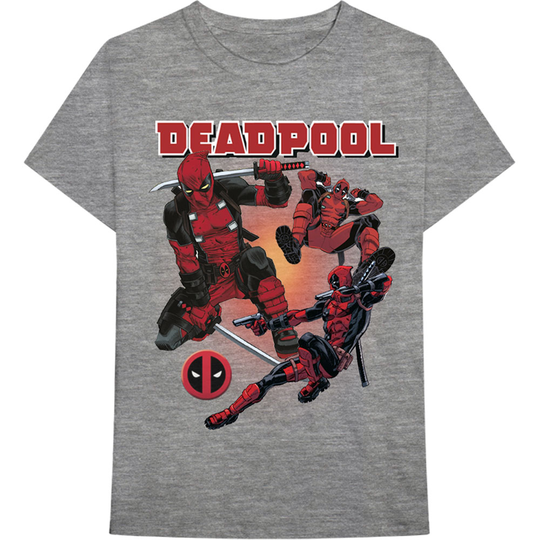Marvel Comics Unisex T-Shirt: Deadpool Collage 1 (Small)