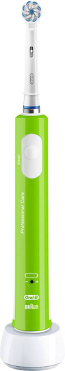 Elektrisk tandborste ORAL-B Junior för barn, 20000 pulser/min, 3D-rengöring, 1 program, 1 ände, grön