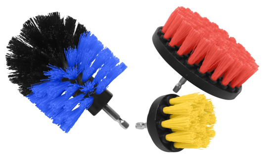 Power brush til boremaskine, 3 stk.