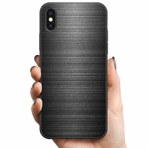 iPhone XS TPU Mobilskal Brushed Metal
