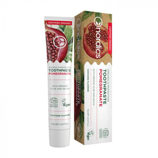 tandkräm Bio Granatäpple 75 ml vit