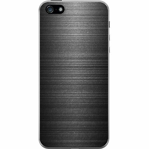 iPhone 5 Genomskinligt Skal Brushed Metal