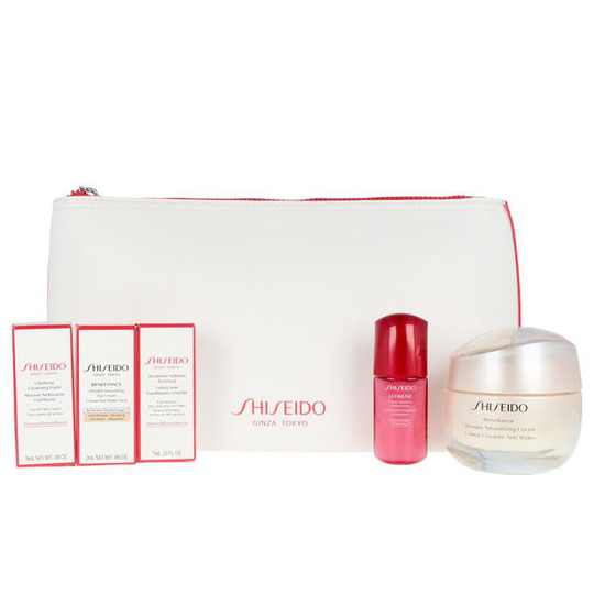 Skönhetsset Benefiance Wrinkle Smoothing Cream Shiseido (5 Delar)