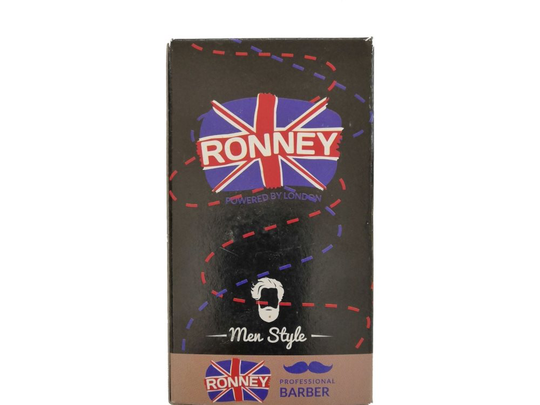 Ronney RONNEY_Wooden Beard Brush Wooden Beard Brush made of natural bristles Small Dark