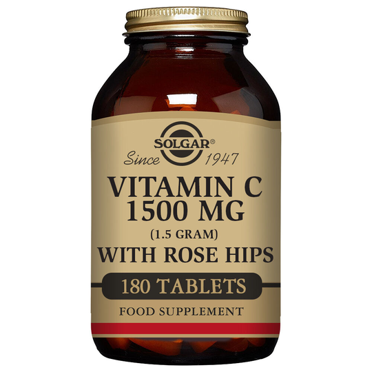 Nypon C Vitamin C med nypon Rose Hips C 1500 mg Solgar 1500 mg