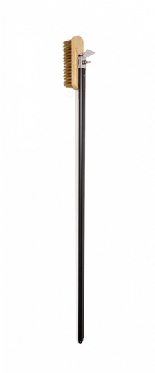 Omberg Borste med skrapa 100 cm