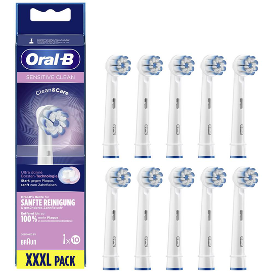 Oral-B Sensitive Clean Tandborsthuvud 10 st Vit