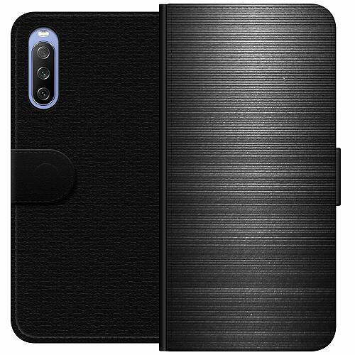 Sony Xperia 10 III Plånboksfodral Brushed Metal