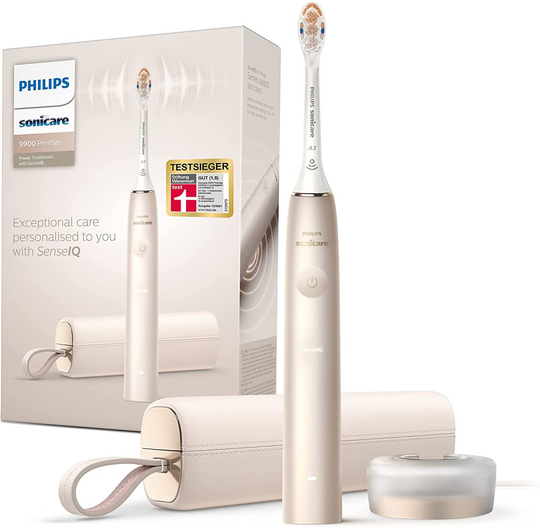 Elektrisk tandborste PHILIPS Sonicare Prestige 9900 HX9992/11, 5 program, 62000 slag/min, 1 ände, rosa