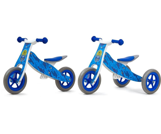 Milly Mally vehicle 2in1 Look Blue Army
