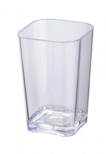 tandborsthållare Candy 11 cm polyuretan transparent
