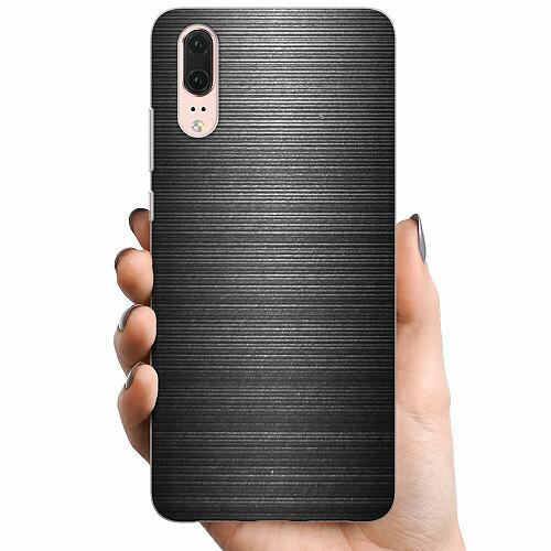 Huawei P20 TPU Mobilskal Brushed Metal