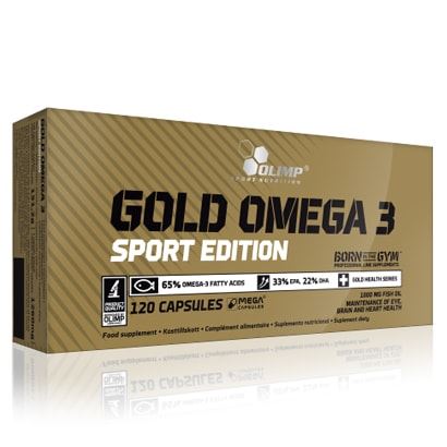 Gold Omega-3 Sport Edition, 120 caps, Omega-3 & Fettsyror