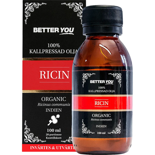 Ricinolja EKO Kallpressad, 100 ml Better You Hudserum & Kroppsolja