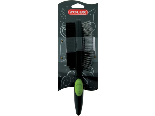 Zolux Double plastic brush - large