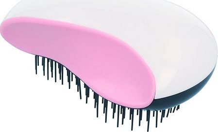 Twish TWISH_Spiky Hair Brush Model 1 hairbrush White & amp; Persian Pink