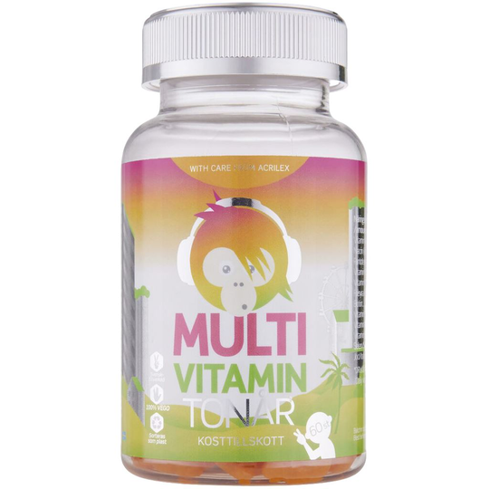 Monkids Multivitamin Tonår 60 tuggtabletter