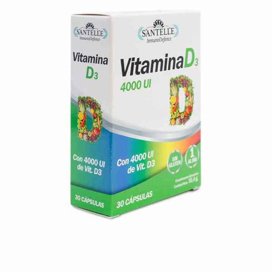 Kapslar Santelle Inmunodefence D3-vitamin (45 uds)