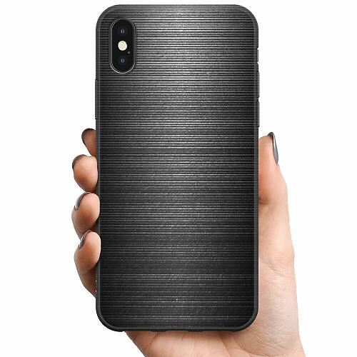 iPhone XS Max TPU Mobilskal Brushed Metal