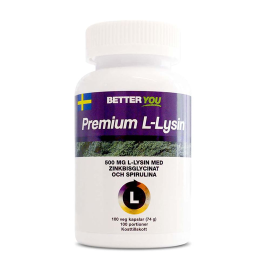 Premium L-Lysin, 100 caps , Aminosyror
