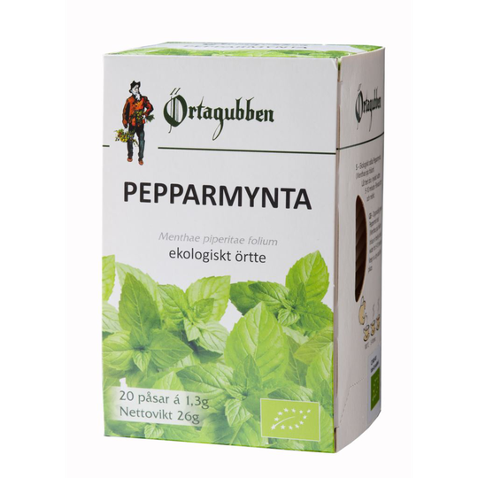 Örtagubben Pepparmynta blad Te-påsar 20x1,3gr