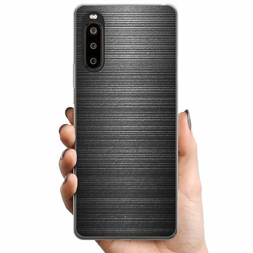Sony Xperia 10 II TPU Mobilskal Brushed Metal