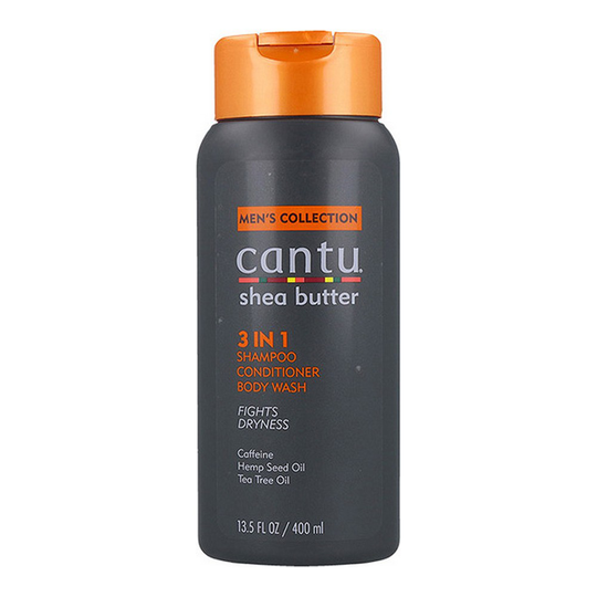 Schampo och balsam Shea Butter Men'S 3-In-1 Cantu (400 ml)