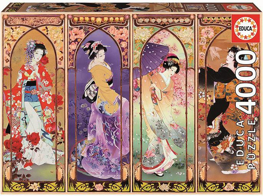 Educa pussel Japanese Collage 4000 bitar