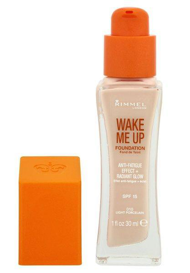 Rimmel Wake Me Up Anti-Fatigue Foundation SPF15-010 Light Porcelain