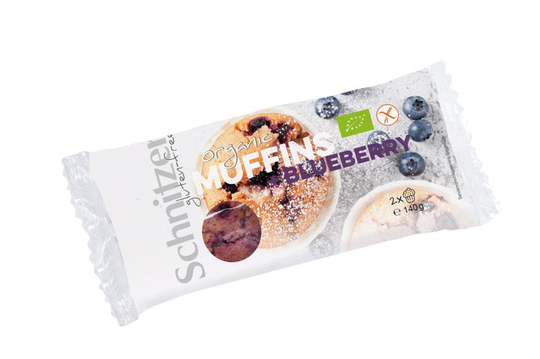 Schnitzer GLUTENFRI - glutenfri - EKOLOGISK MUFFIN och BLÅBÄR, 140g