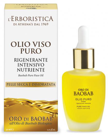 ansiktsolja Gold of Baobab 30 ml vegan gul