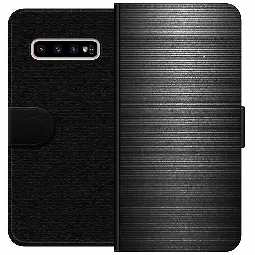 Samsung Galaxy S10+ Plånboksfodral Brushed Metal