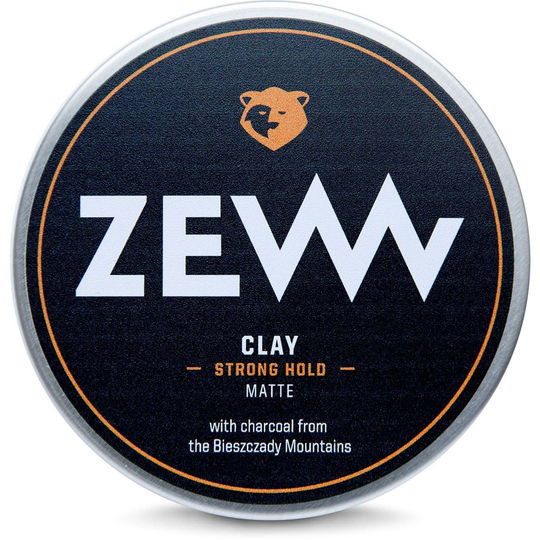 ZEW for Men Charcoal Hair Clay Matt Strong Hold 100 ml